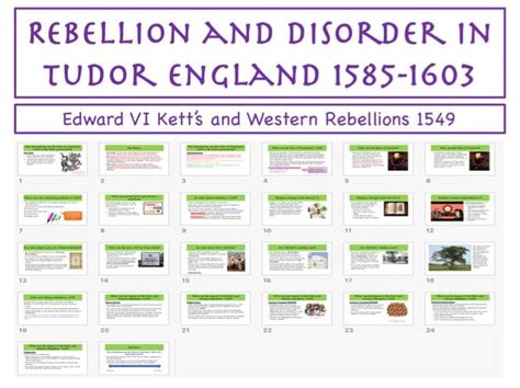 tudor rebellions timeline